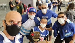 Atleta cadeirante do Sesi Alagoas sobe ao pódio na Corrida de São Silvestre