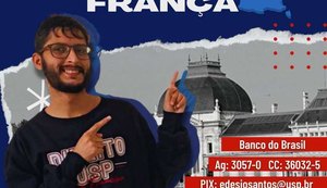 Egresso da Ufal promove campanha para fazer intercâmbio na França