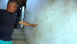 Rachaduras crescem após tremores no Mutange