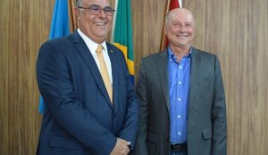 Cooperação e parceria: presidente do TC/AL recebe presidente do TJ/AL