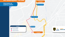 Ruas do Centro e Farol serão interditadas para procissão de Corpus Christi