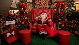 Neste domingo, dia 13, Papai Noel desembarca na cidade e abre temporada natalina no Maceió Shopping