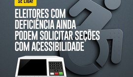 Eleitores com deficiência ainda podem solicitar seções com acessibilidade