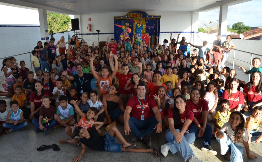 Em celebração ao Dia das Crianças, espetáculo “Agreste Itinerante: A Magia do Saneamento” foi apresentado para alunos de Lagoa da Canoa