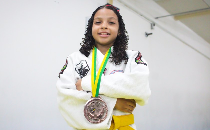 Alagoana Michaelly Tavares conquista bronze no Brasileiro e é convocada para representar o Brasil no Sul-Americano de Judô