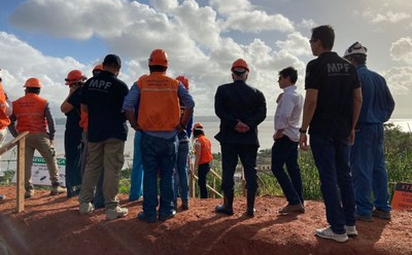 Caso Braskem: MPF/AL e PFDC vistoriam obras do acordo socioambiental em Maceió