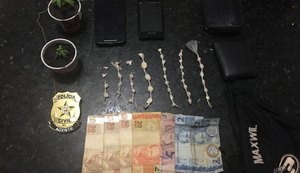 Polícia Civil detém quatro suspeitos e apreende menor por tráfico e porte ilegal de arma