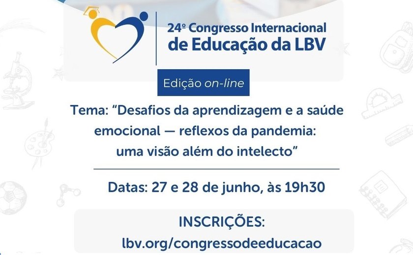 Desafios da aprendizagem, saúde emocional e reflexos da pandemia são pauta de Congresso de Educação