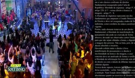 Programa do Ratinho e SBT são condenados e sentença é veiculada na tela