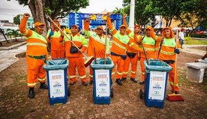Mais de 120 toneladas de resíduos são recolhidos durante o carnaval