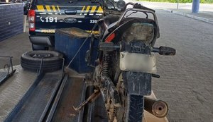 PRF recupera duas motocicletas com adulteração de sinal identificador de veículo automotor em Canapi e Maceió