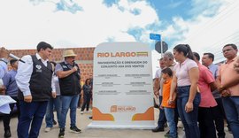 Deputada Gabi Gonçalves e prefeito Gilberto Gonçalves entregam três quadras poliesportivas em Rio Largo