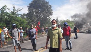 Rodovias federais em Alagoas são bloqueadas em protesto