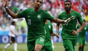 Arábia Saudita ganha de virada e Egito segue sem vencer em Copa do Mundo