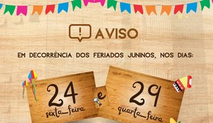 JFAL funcionará em regime de plantão nos feriados do dia 24 e 29 de junho