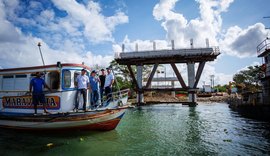 Paulo Dantas visita obras da ponte Penedo-Neópolis e autoriza construção de creches Cria