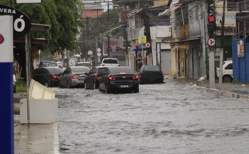 Novo alerta de chuvas é emitido para 29 municípios alagoanos