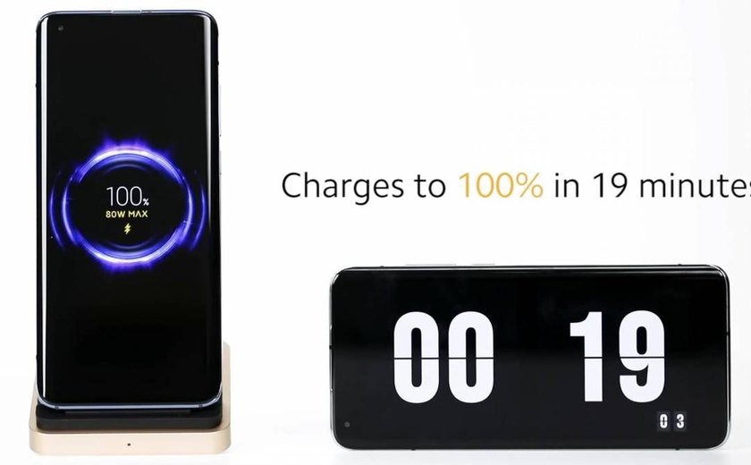 Carregador sem fio da Xiaomi enche bateria de 4.000 mAh em 19 minutos