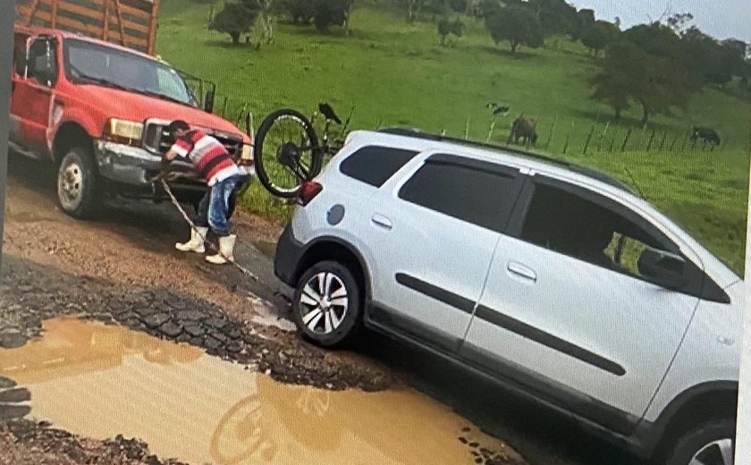 Entre Quebrangulo e Viçosa é muito crítica situação da AL/210; povo clama pelo Estado