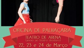 Oficina de Palhaçaria acontece nesta semana no Teatro de Arena