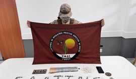 PM apreende arma, drogas e simulacro no interior de Alagoas