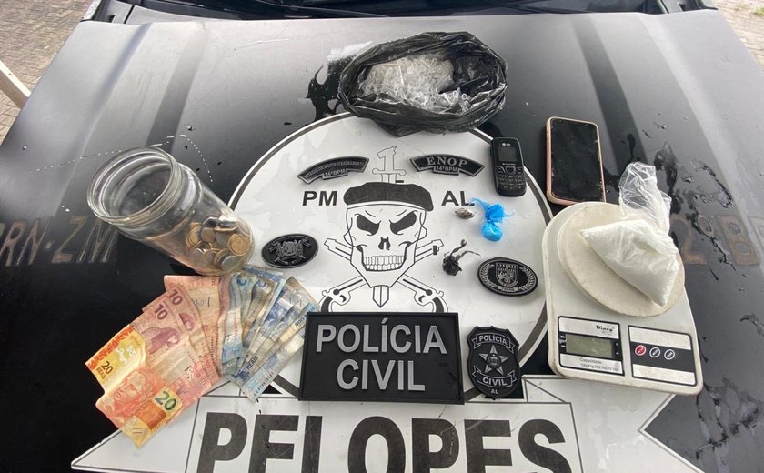 PM apreende ilícitos e prende suspeito de homicídios em União dos Palmares