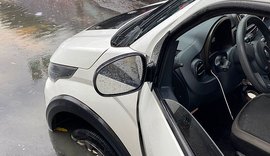 Ruas ficam alagadas em Maceió com volume de chuvas dessa desta terça-feira (31)