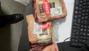 Polícia Civil prende espanhol por furto de carne em supermercado