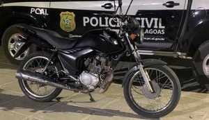 PC prende em flagrante receptador de moto roubada em Luziápolis