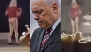 Ele ataca de novo! Após polêmica, pastor volta às ruas com novo look e calcinha cavada; veja vídeo