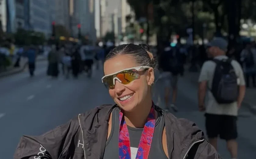 Alagoana Rapha Lins brilha na Maratona de Chicago e se destaca entre as melhores brasileiras amadoras