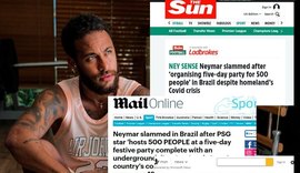 Réveillon de Neymar para 500 pessoas na pandemia vira notícia internacional