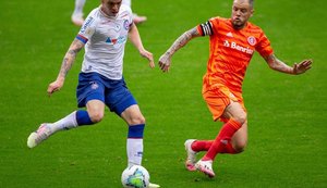 Inter só empata com o Bahia, mas mantém liderança