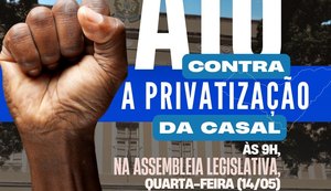 Urbanitários fazem caminhada da Assembleia Legislativa até o Palácio do Governo