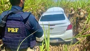 Polícia Rodoviária Federal e Tigre (PC) recuperam veículo roubado em Rio Largo, AL