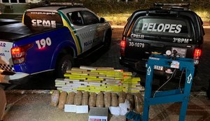 Mais de 90 kg de drogas são apreendidas pela PM em Arapiraca