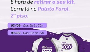 Entrega dos kits da Meia Maratona Coop acontece nos dias 2 e 3 de setembro