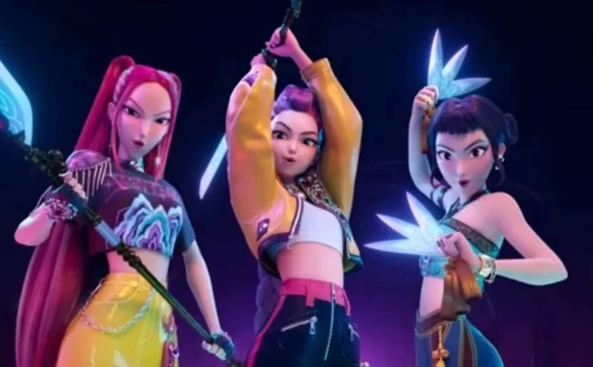 Sucesso global! Guerreiras do K-Pop é coroado o filme mais popular da história da Netflix