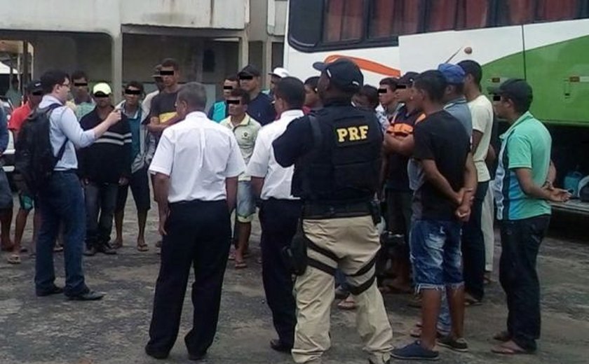 Força-tarefa conclui resgate de alagoanos em regime de escravidão em Porto Seguro