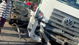 Grave acidente deixa um morto e um ferido na BR-101 em Alagoas