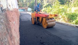 Via conectada à Ladeira da Moenda recebe pavimentação asfáltica