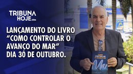 Marco Lyra lança livro 'Como Controlar o Avanço do Mar'