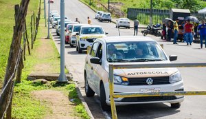 Detran oferta mensalmente mais de 3 mil vagas de exames práticos em 14 municípios