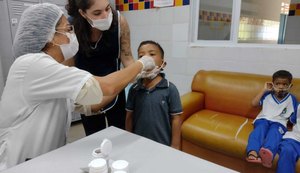 Saúde realiza ação para suplementação de vitamina A em escola municipal