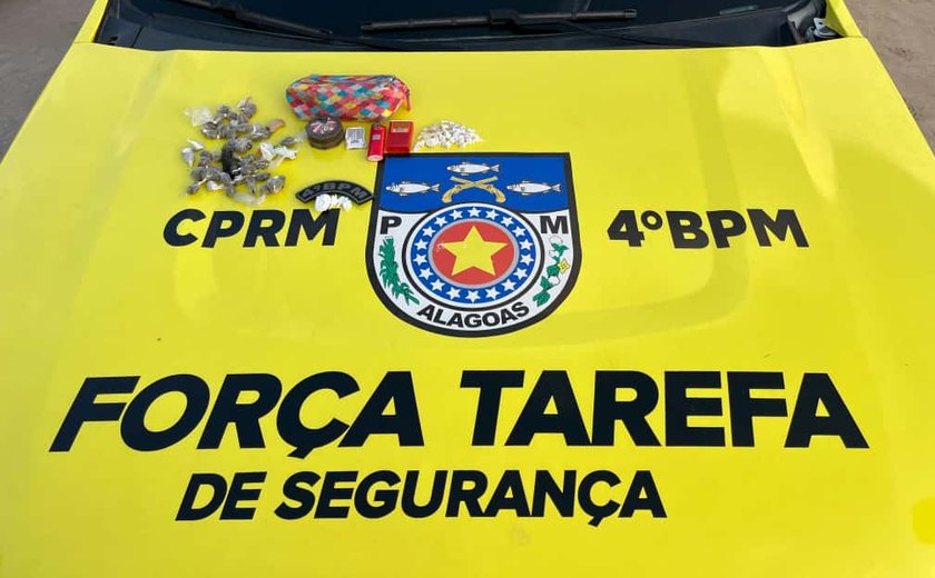 PM apreende duas pistolas e drogas em ações ostensivas na capital e interior