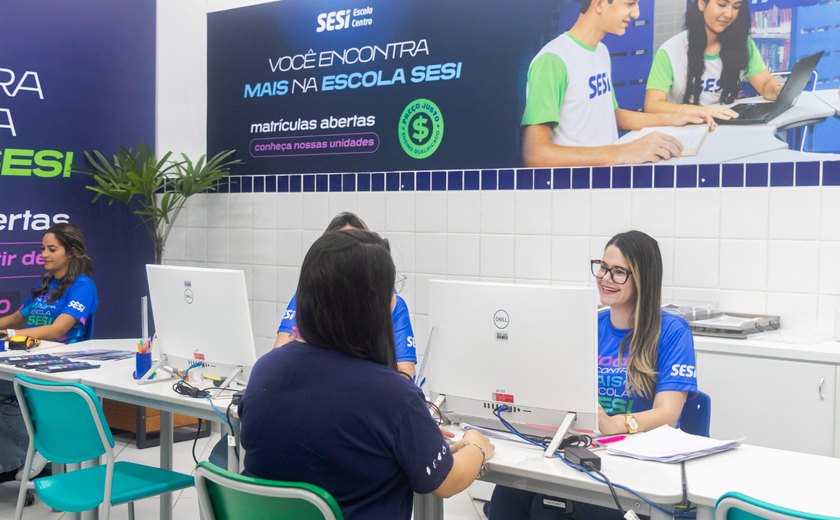 Descontos de até 25% para matrículas e rematrículas das Escolas Sesi vão até 7 de novembro