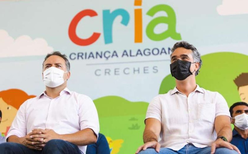 Governo de Alagoas autoriza construção de 15 novas creches do CRIA, nesta segunda (18)