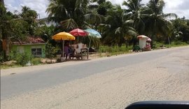 Ambulante morre atropelada na AL-101 Norte, em Maragogi