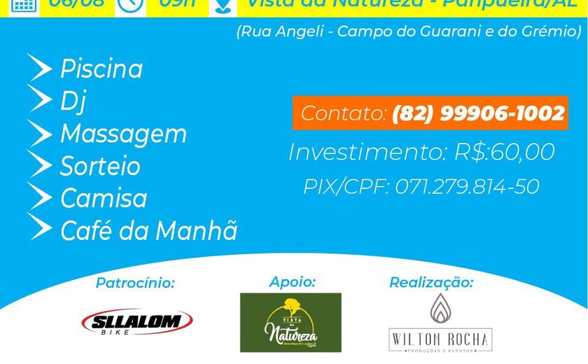 Primeiro Pedal do Dia dos Pais está com incrições abertas