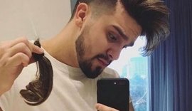 Luan Santana muda o visual na Colômbia e doa cabelo